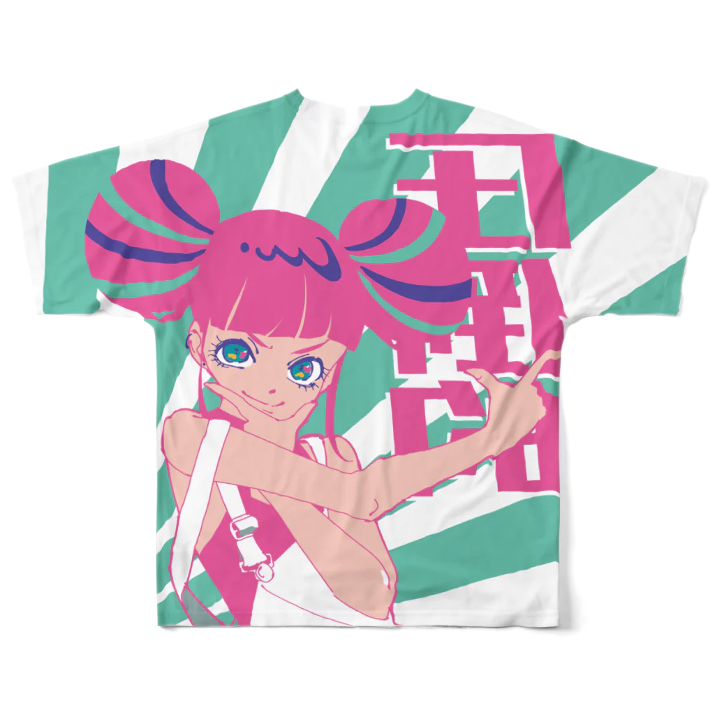 FANATIC CHARMYの圧倒的ピカ子 フルグラフィックTシャツの背面