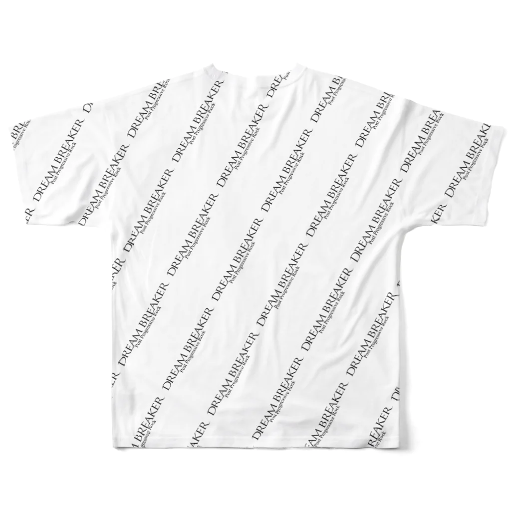 DREAM BREAKERオリジナルグッツのDREAM BREAKERオリジナルロゴTシャツ All-Over Print T-Shirt :back