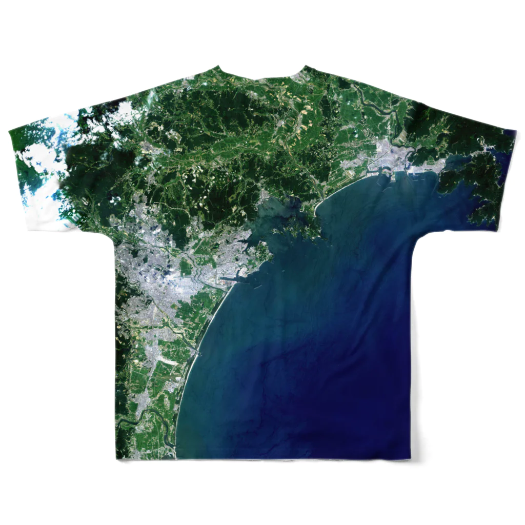 WEAR YOU AREの宮城県 宮城郡 Tシャツ 両面 フルグラフィックTシャツの背面