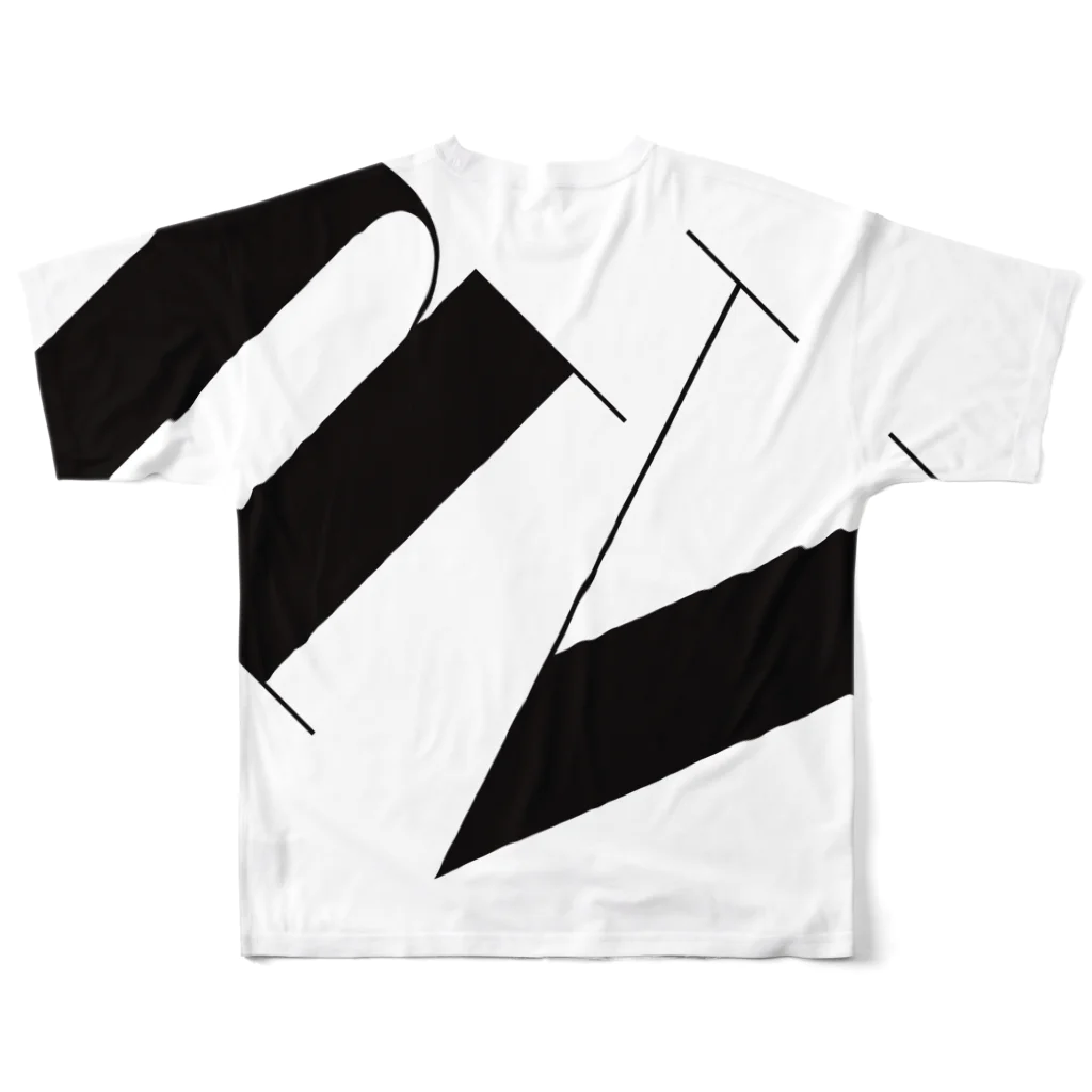 VEZ Craft SUZURI店のVn All-Over Print T-Shirt :back