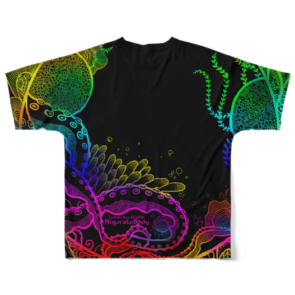 NiguratoBodyのSea jewel All-Over Print T-Shirt :back