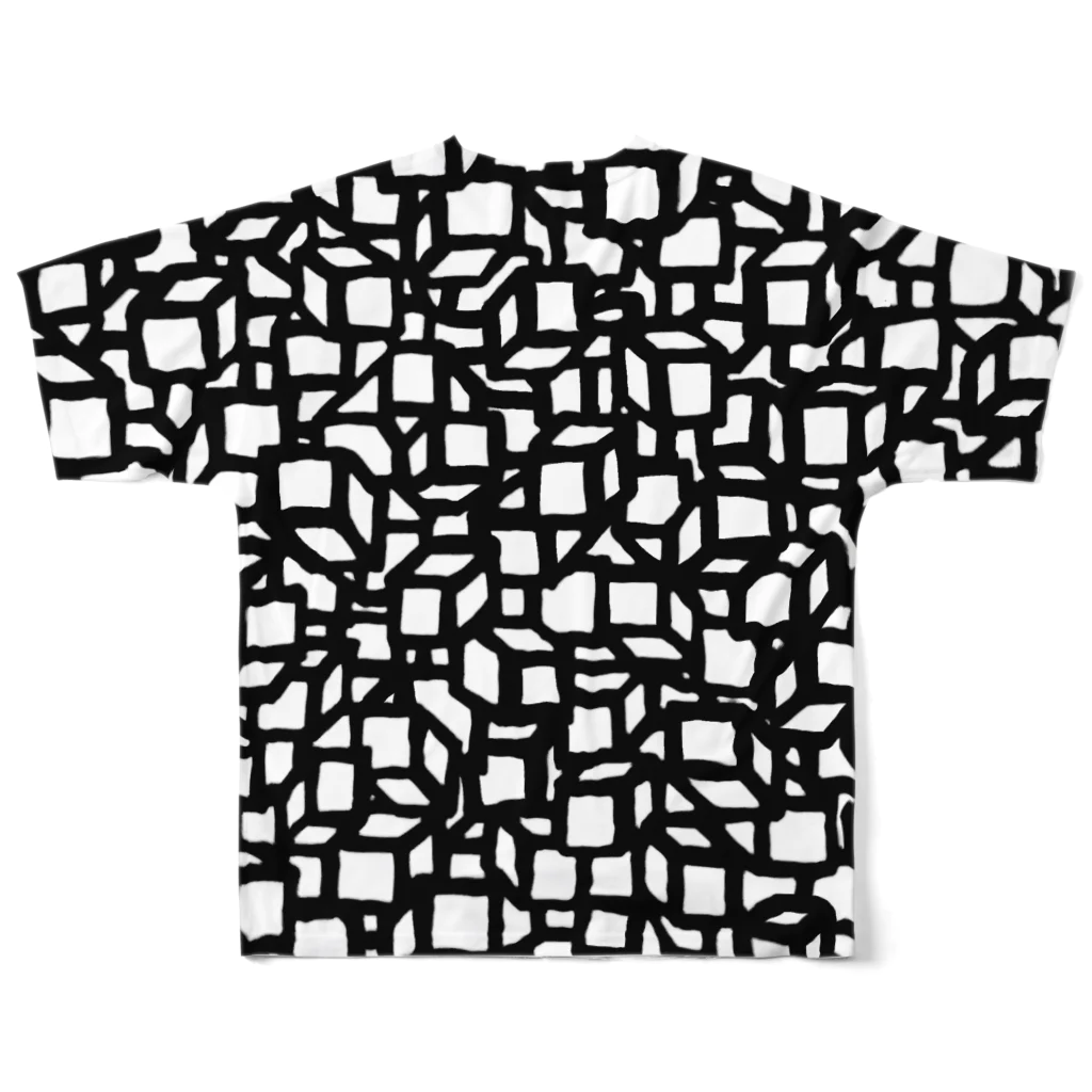 MINAMI MIYAJIMAのMINAMI MIYAJIMAの例のアレ フルグラフィックTシャツの背面