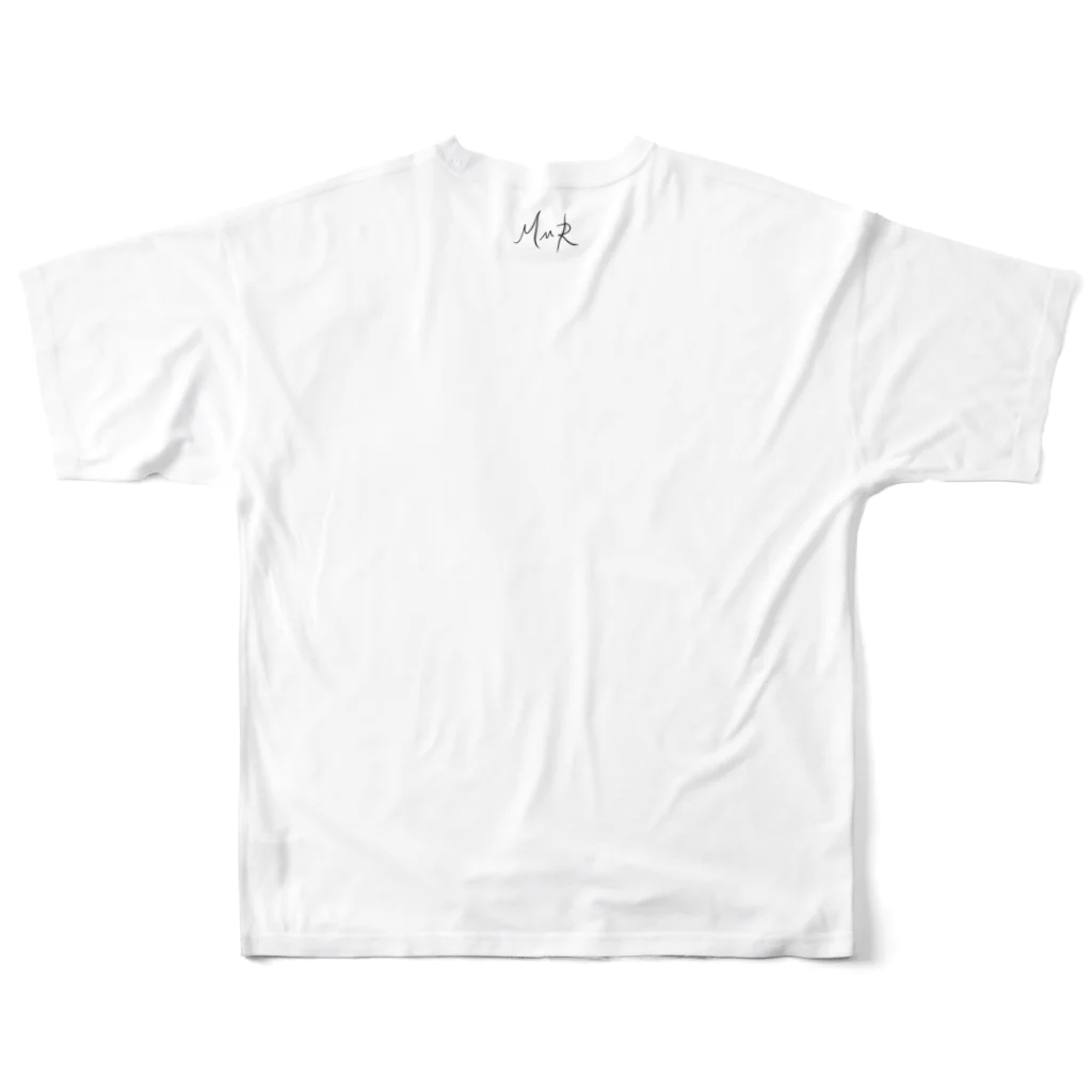 MMRのヨガぇる シリーズ All-Over Print T-Shirt :back