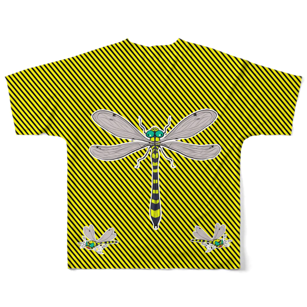 スタジオ嘉凰の蚊が嫌い フルグラフィックTシャツの背面