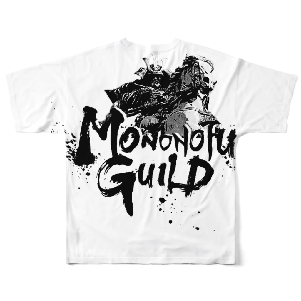 MONONOFU GUILDのなんこうBIG フルグラフィックTシャツの背面