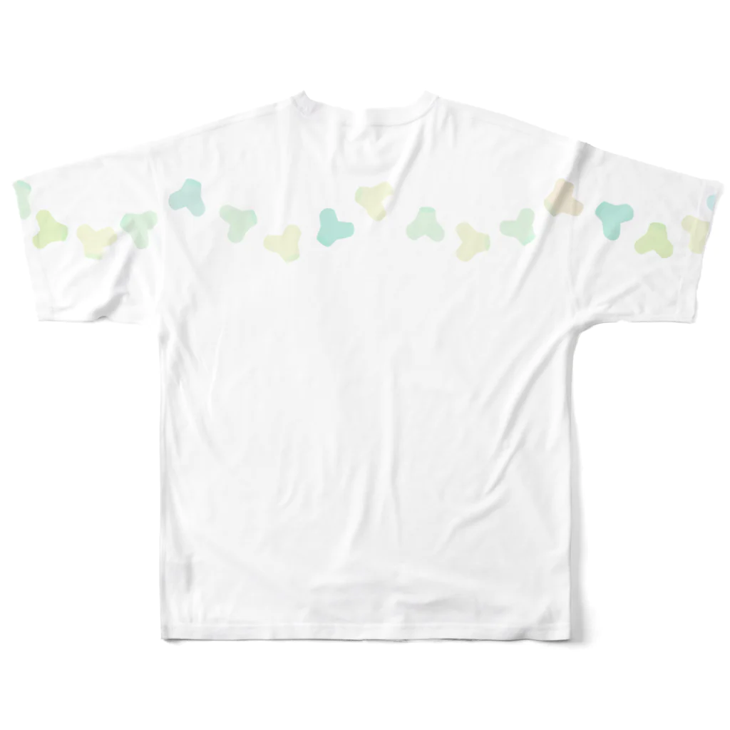 にんじんちびこのテトラポッド All-Over Print T-Shirt :back