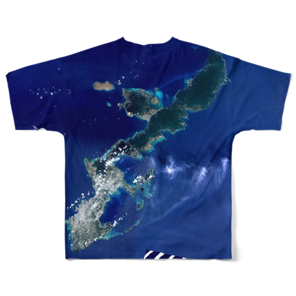 WEAR YOU AREの沖縄県 国頭郡 Tシャツ 両面 フルグラフィックTシャツの背面