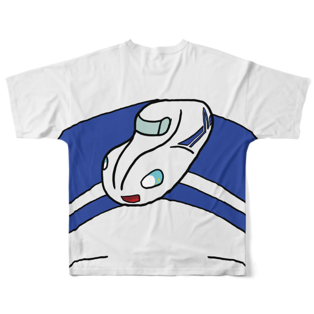 MiyuSabuのえぬ の服　A フルグラフィックTシャツの背面