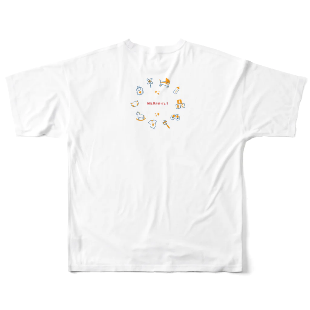 SUZURIのフルグラフィックTシャツ フルグラフィックTシャツの背面