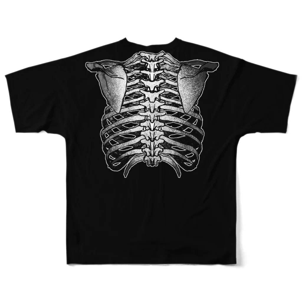 NATSUYA TAKASAKIのBackbone All-Over Print T-Shirt :back