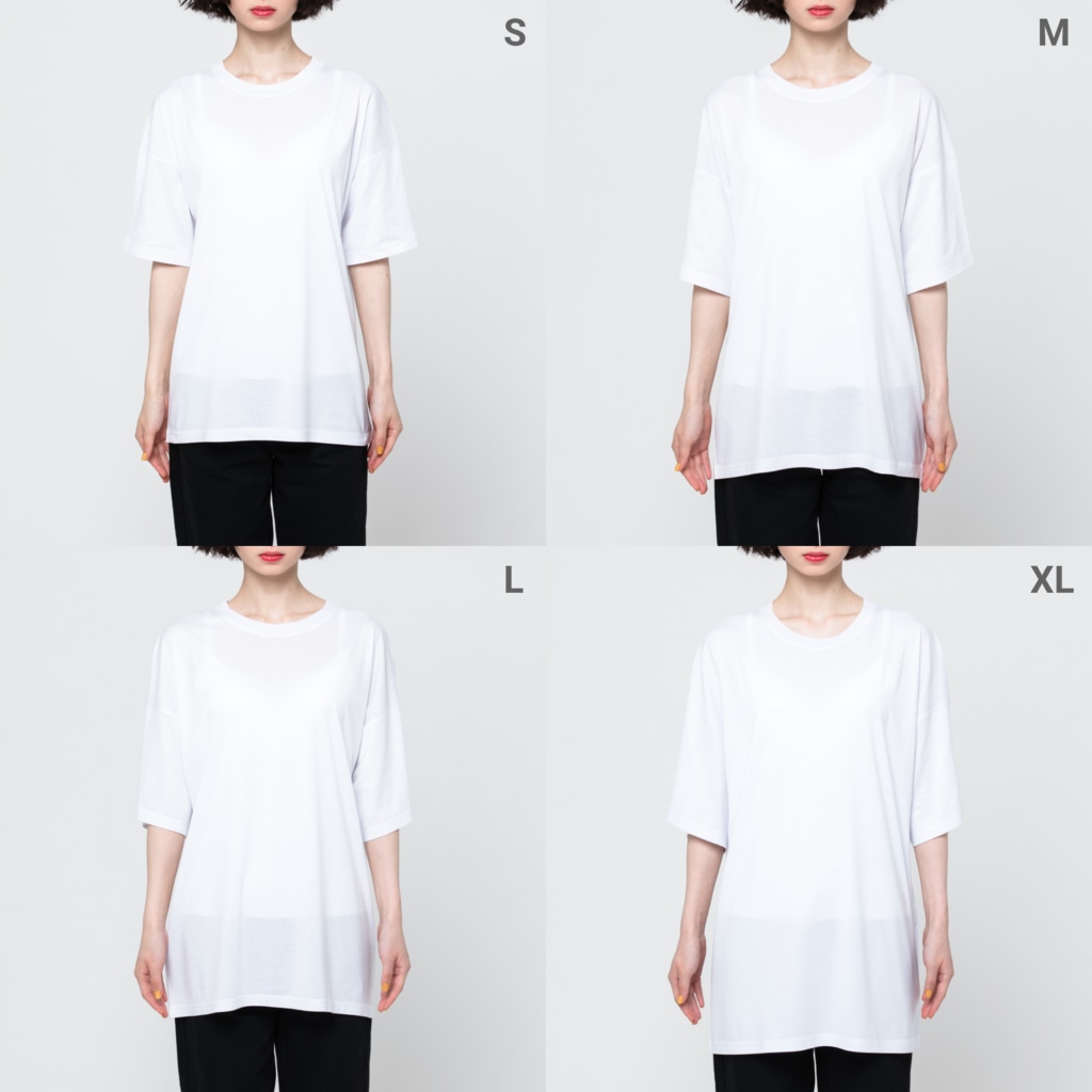 白石拓也の吾輩は猫でR All-Over Print T-Shirt :model wear (woman)