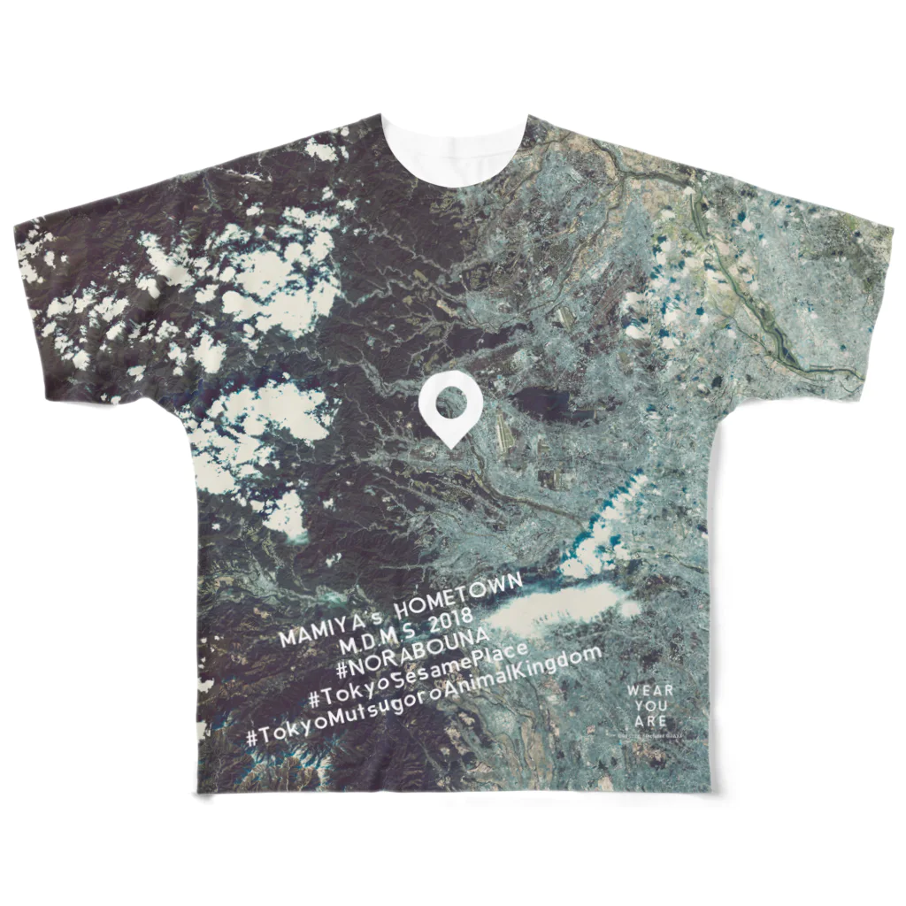 WEAR YOU AREの東京都 あきる野市 Tシャツ 両面 フルグラフィックTシャツ