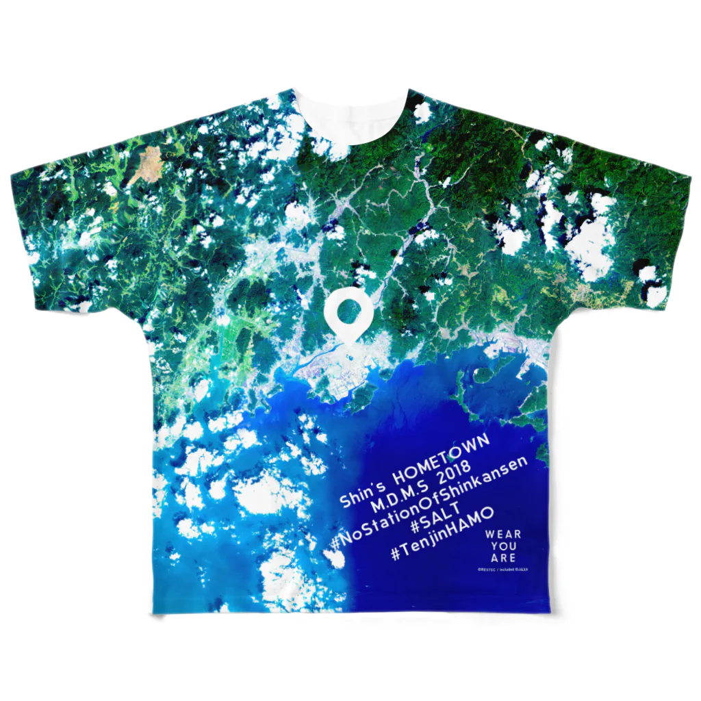 WEAR YOU AREの山口県 防府市 Tシャツ 両面 フルグラフィックTシャツ