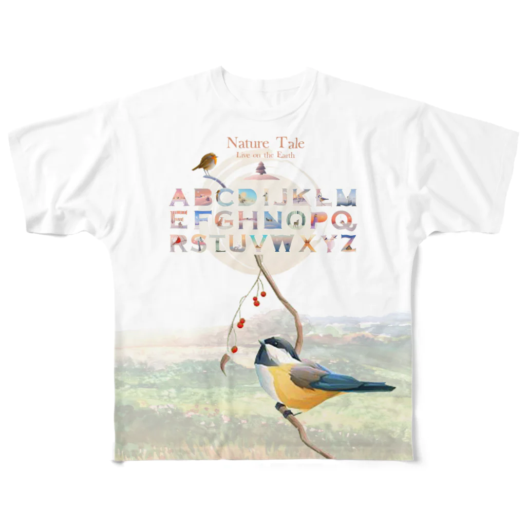pecochinの自然の物語 All-Over Print T-Shirt
