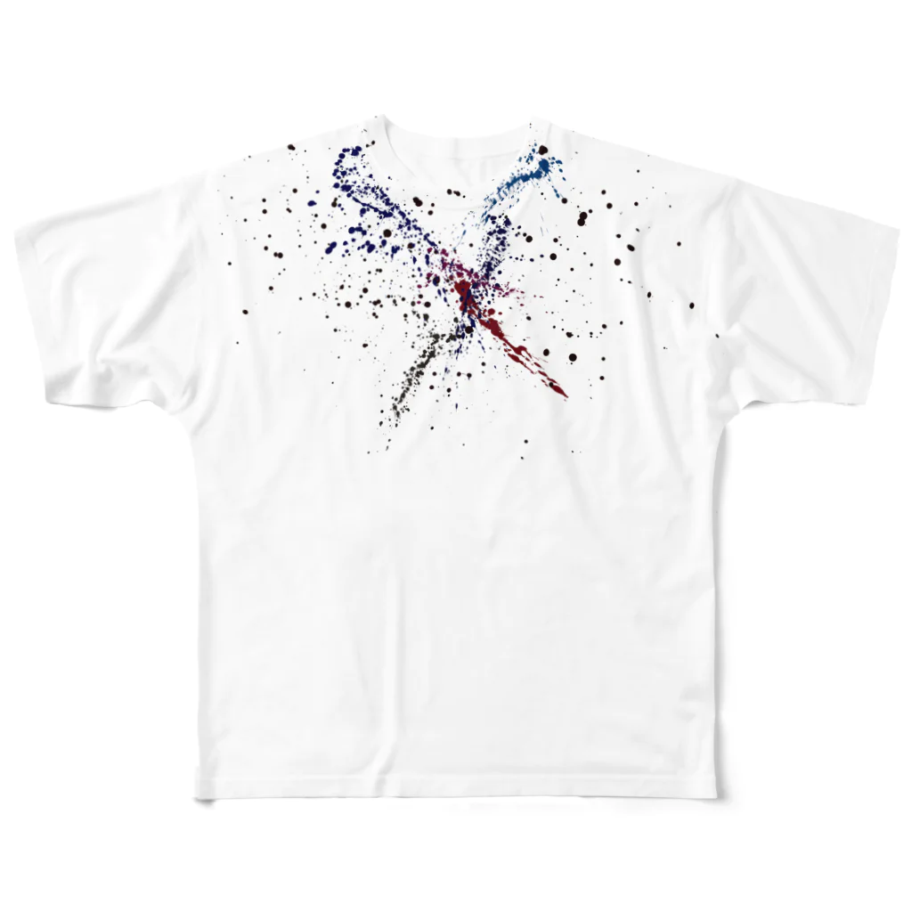 グラフィックマンのスプラッシュT All-Over Print T-Shirt