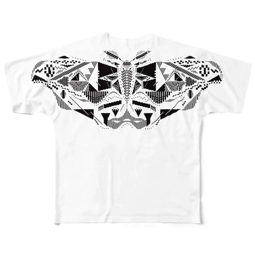 ヘルミッペ_hermippeの山繭蛾 All-Over Print T-Shirt