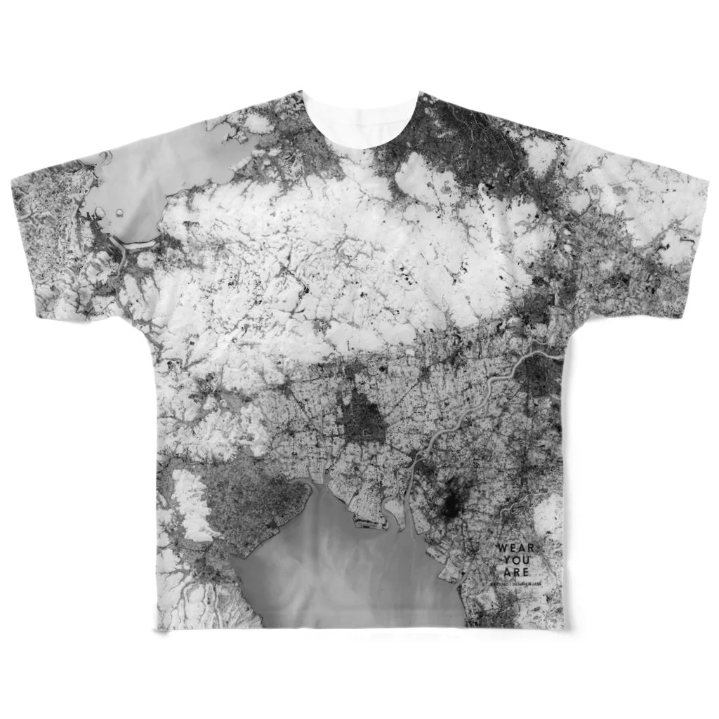 WEAR YOU AREの佐賀県 佐賀市 Tシャツ 両面 All-Over Print T-Shirt