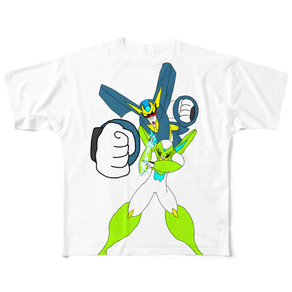 gatsukichi1201のデッカースピリッツ フルグラフィックTシャツ