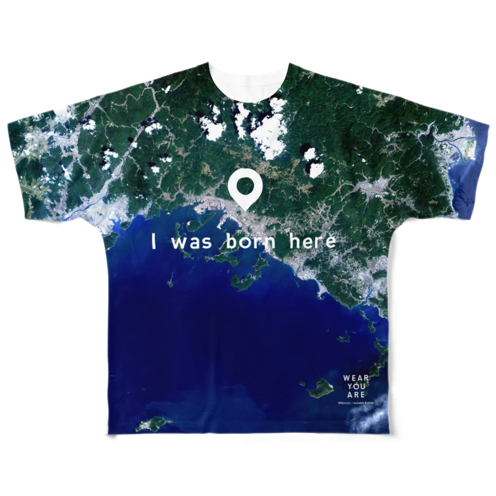 WEAR YOU AREの山口県 周南市 Tシャツ 両面 フルグラフィックTシャツ