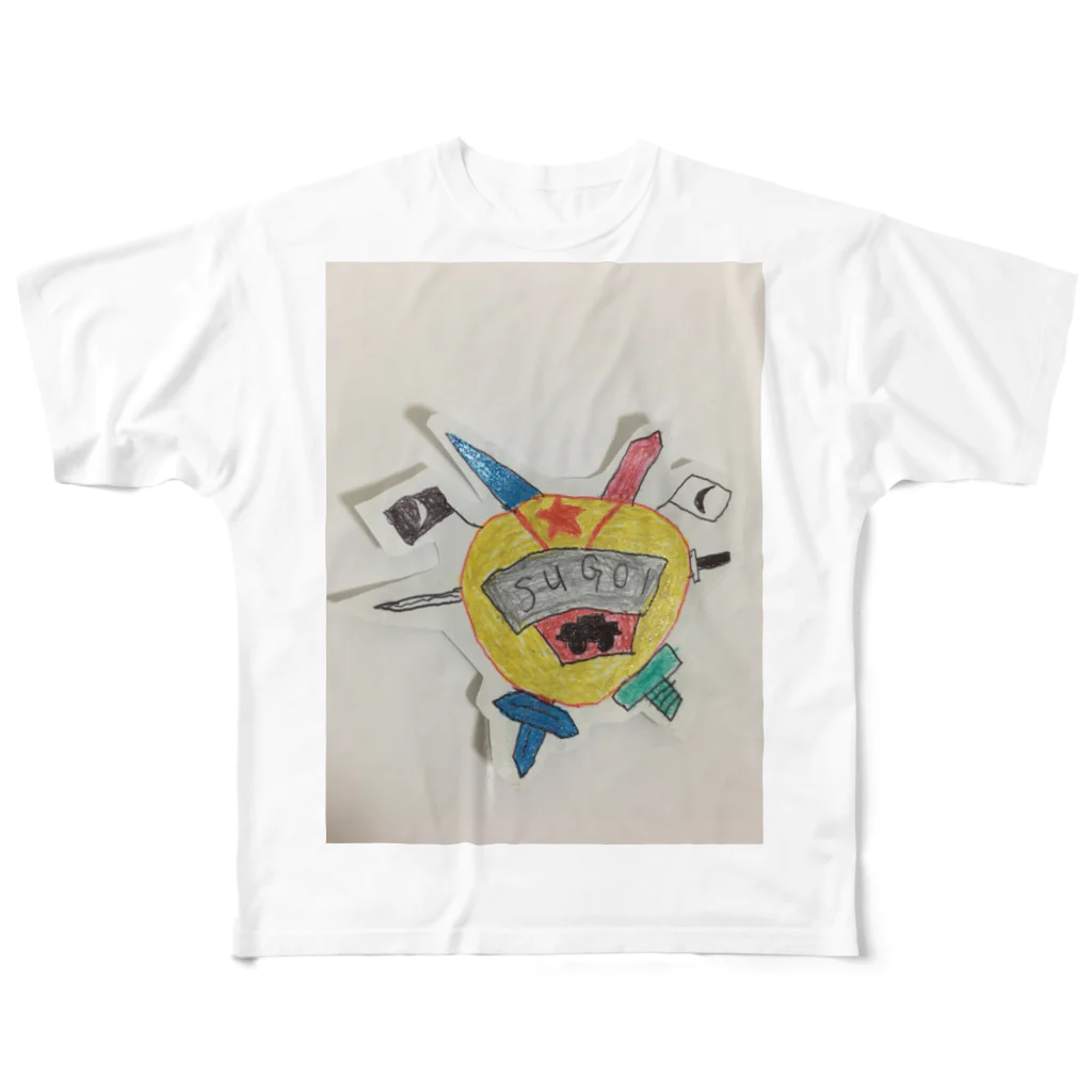 こーまるのsagoi All-Over Print T-Shirt