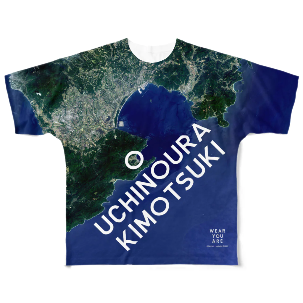 WEAR YOU AREの鹿児島県 肝属郡 Tシャツ 両面 All-Over Print T-Shirt