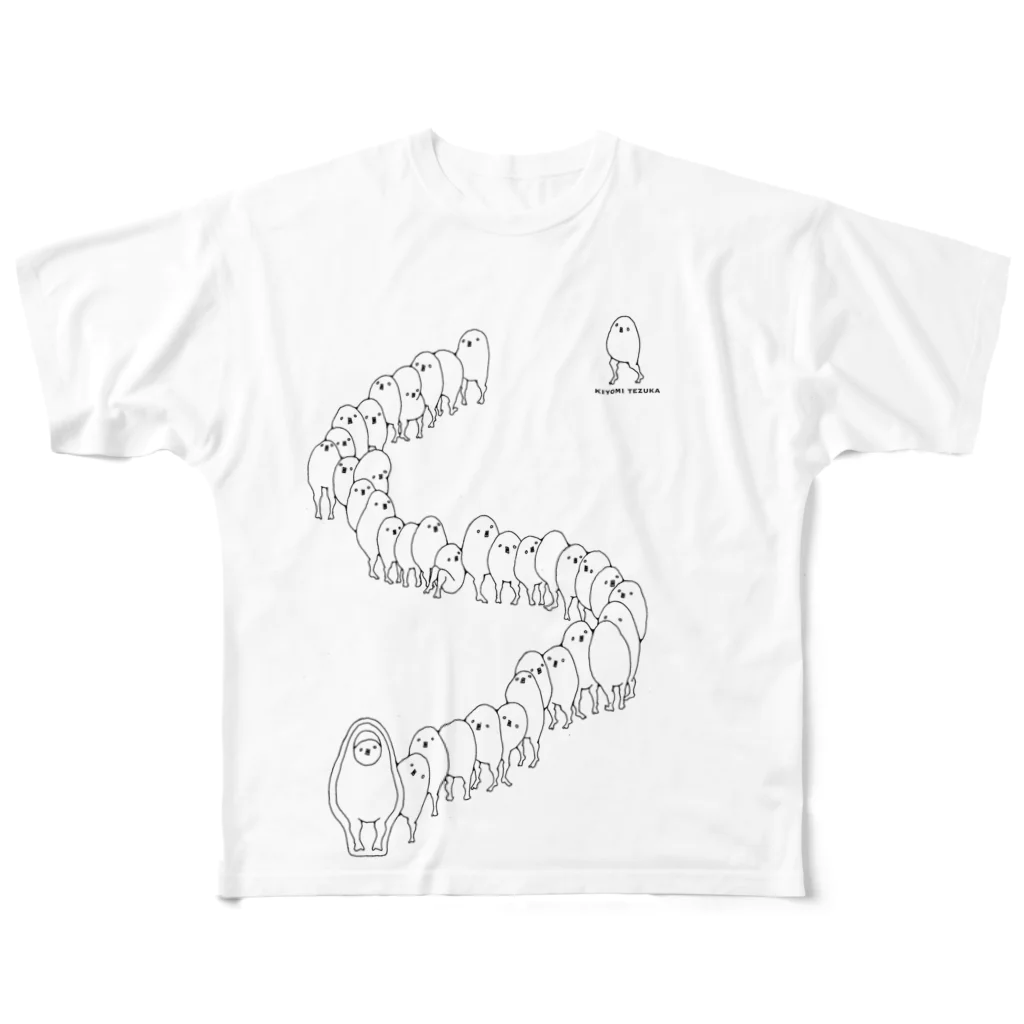 kiyo-la-noirのギョウレツTシャツ フルグラフィックTシャツ