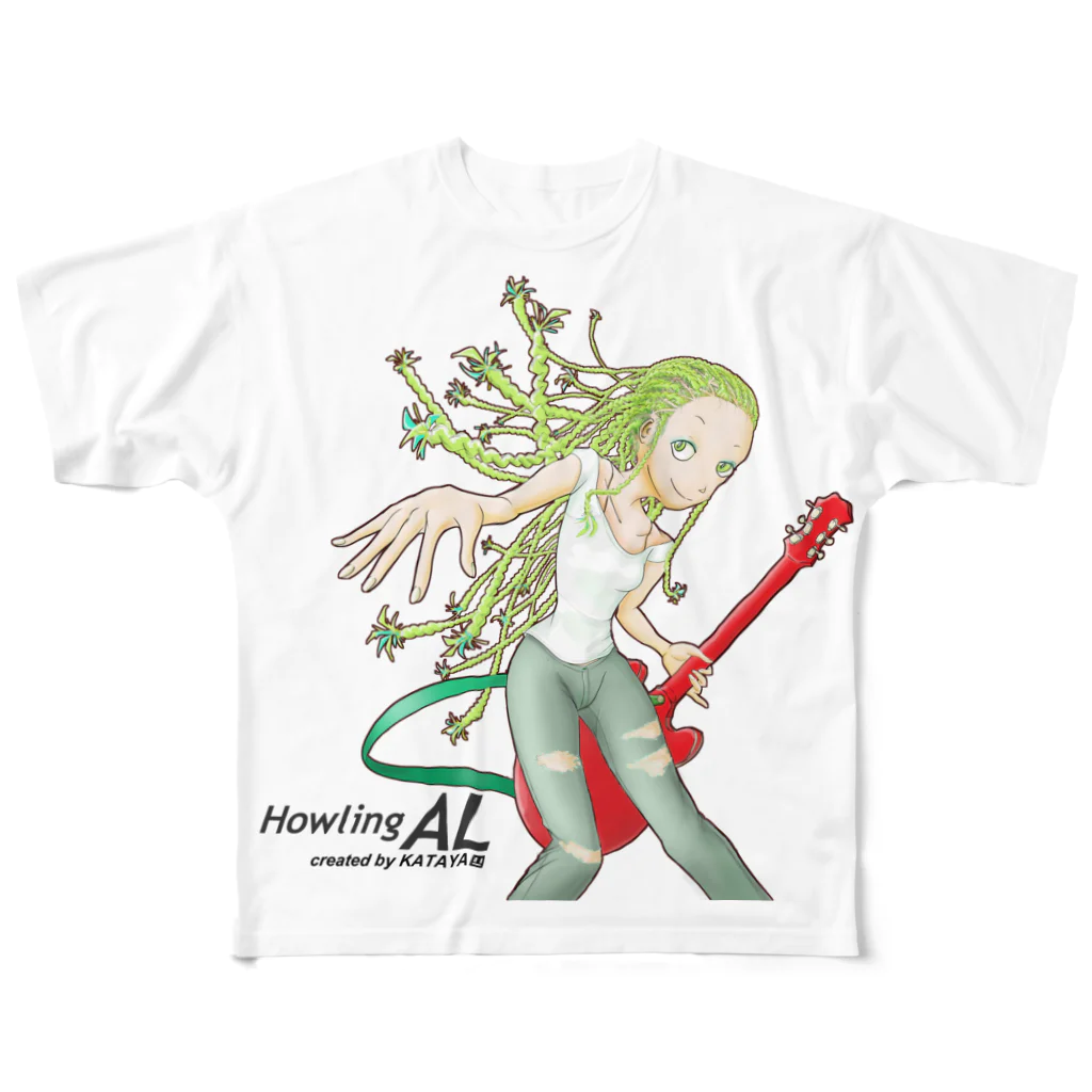 空想世界　HowlingAL のEpi BLAZE  フルグラフィックTシャツ