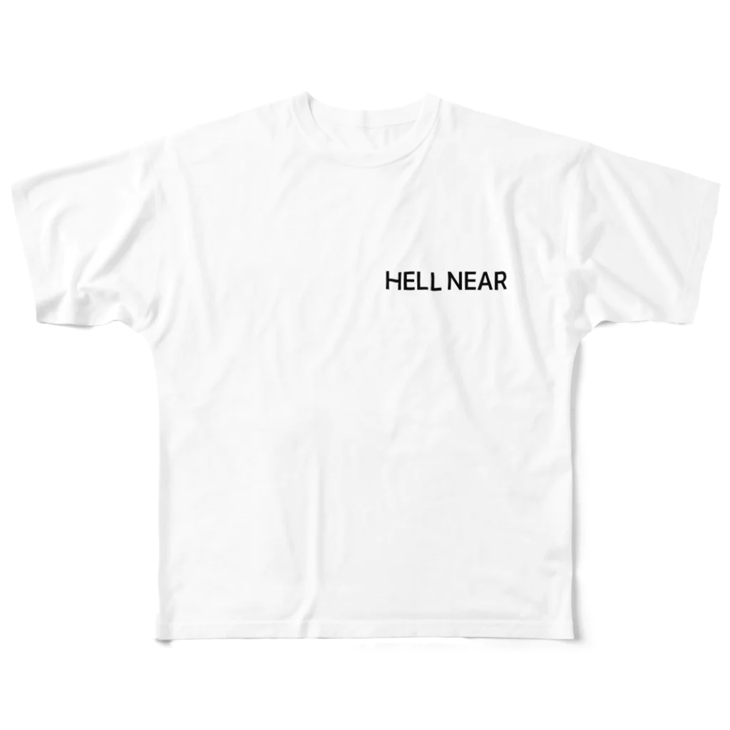 mijinko_jinkoのHELL NEAR フルグラフィックTシャツ