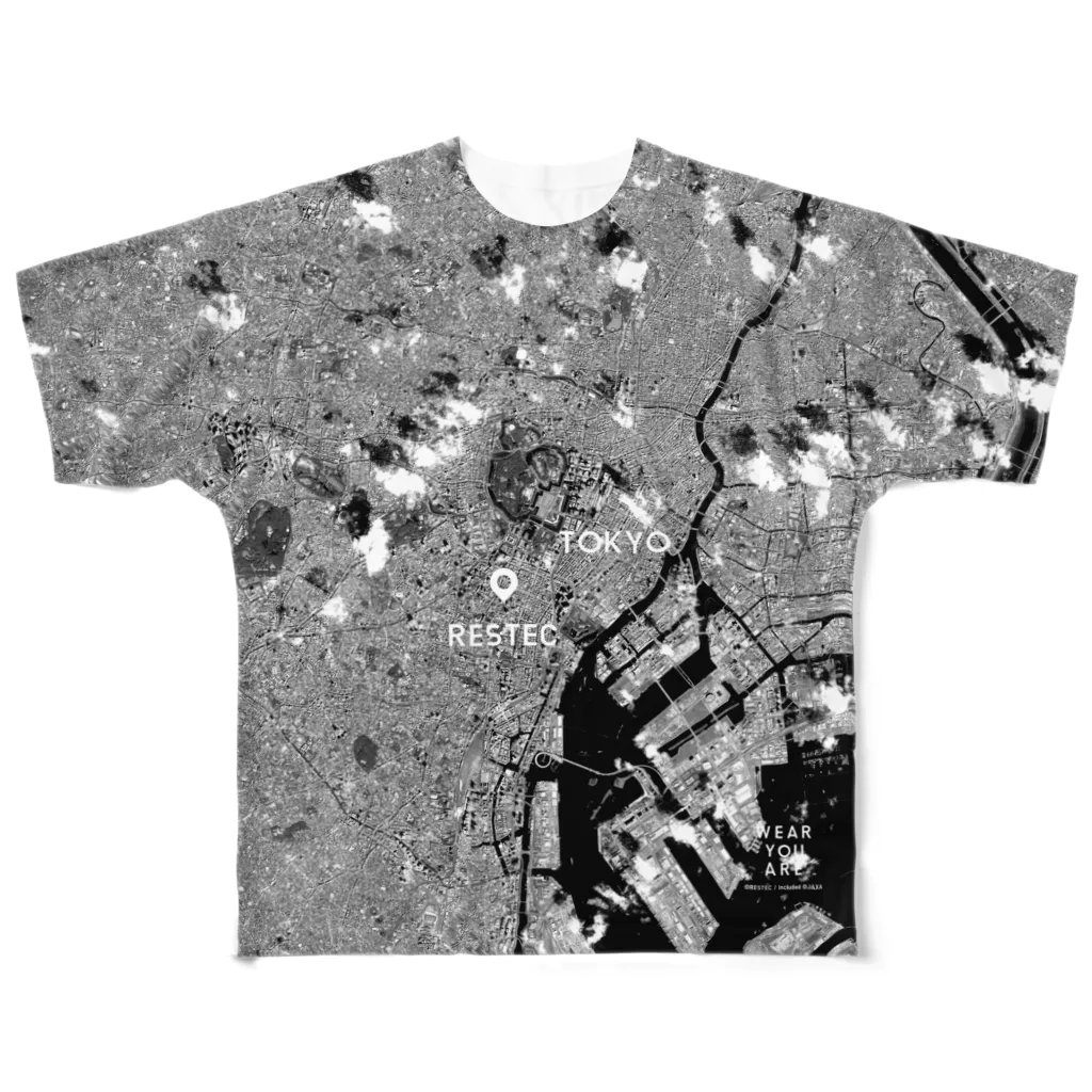 WEAR YOU AREの東京都 港区 Tシャツ 両面 All-Over Print T-Shirt