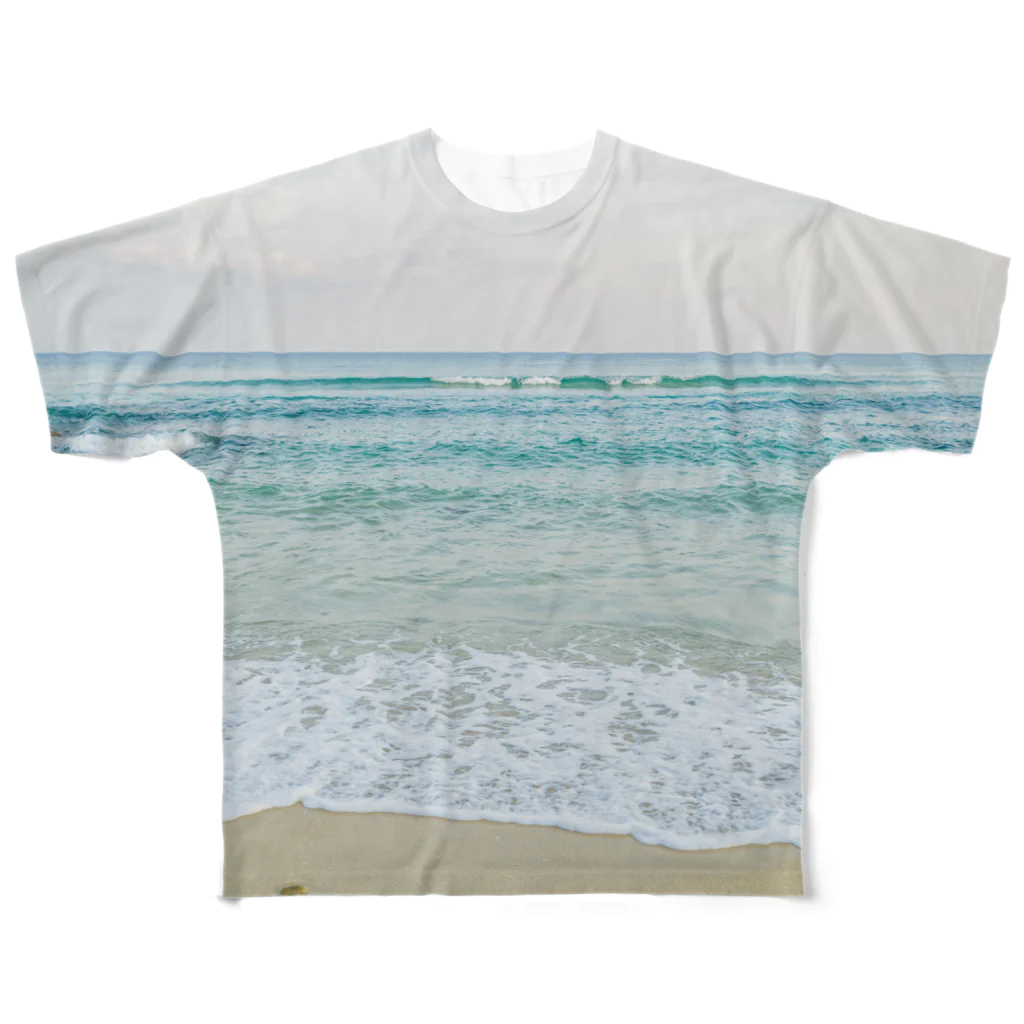 ritoufanの夕方の海 All-Over Print T-Shirt