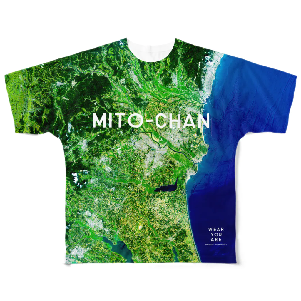 WEAR YOU AREの茨城県 水戸市 Tシャツ 両面 All-Over Print T-Shirt