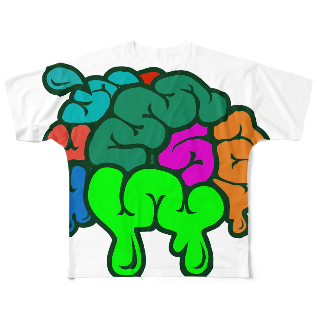 Tabezoの脳汁ぴゅっ All-Over Print T-Shirt