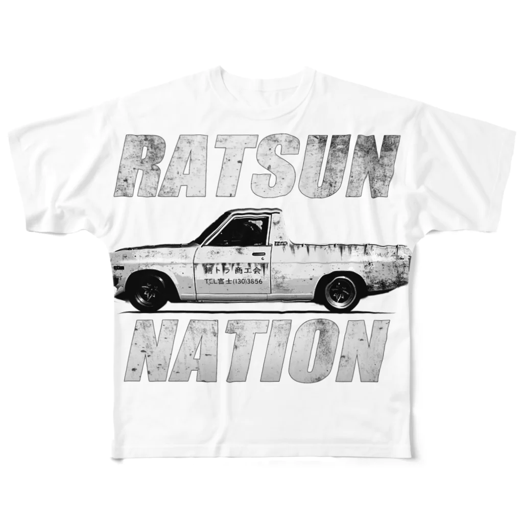 RATSUN620.JPのRATSUN  Nation Vol.3 フルグラフィックTシャツ