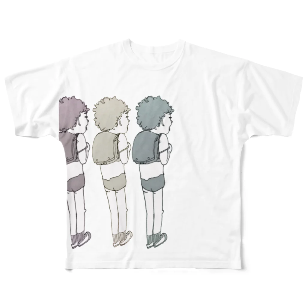 kochikocchiのみつごみつごみつご？ All-Over Print T-Shirt