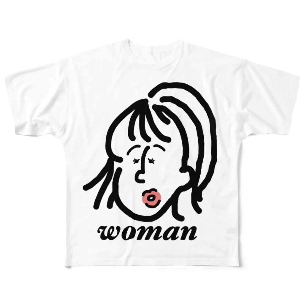 990604のwoman フルグラフィックTシャツ