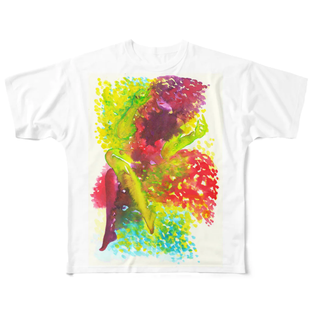 いろあそびの豊穣の女神 All-Over Print T-Shirt