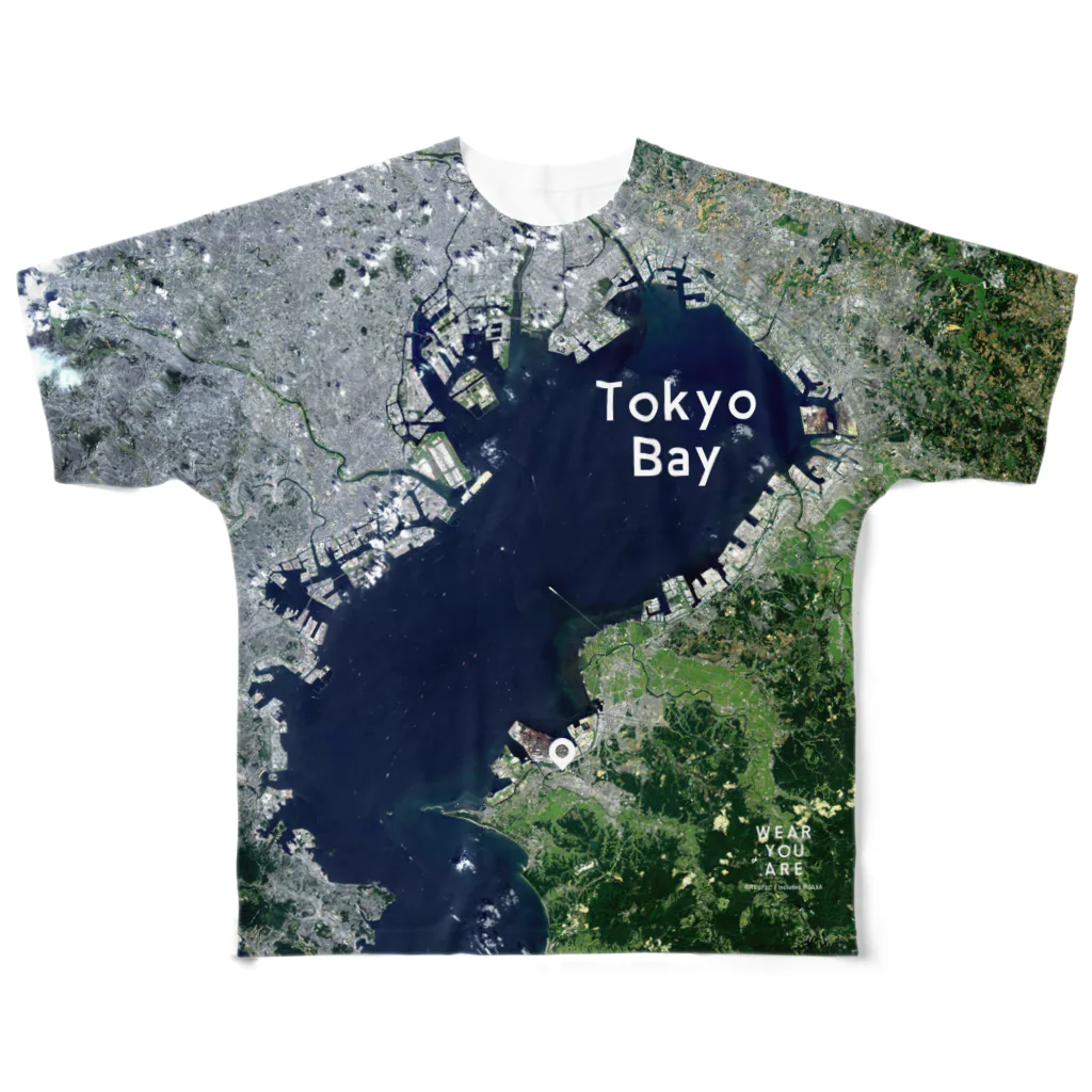 WEAR YOU AREの千葉県 君津市 Tシャツ 片面 All-Over Print T-Shirt