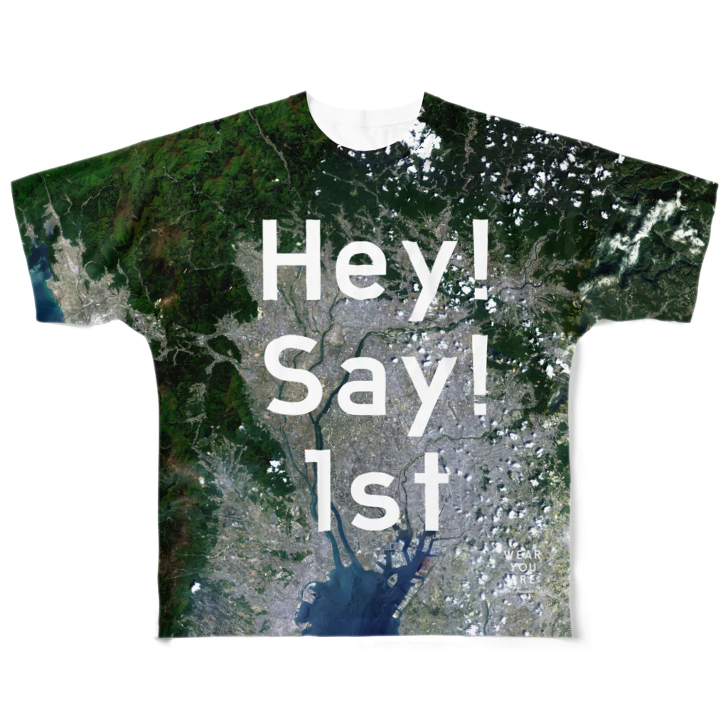 WEAR YOU AREの岐阜県 岐阜市 Tシャツ 両面 All-Over Print T-Shirt
