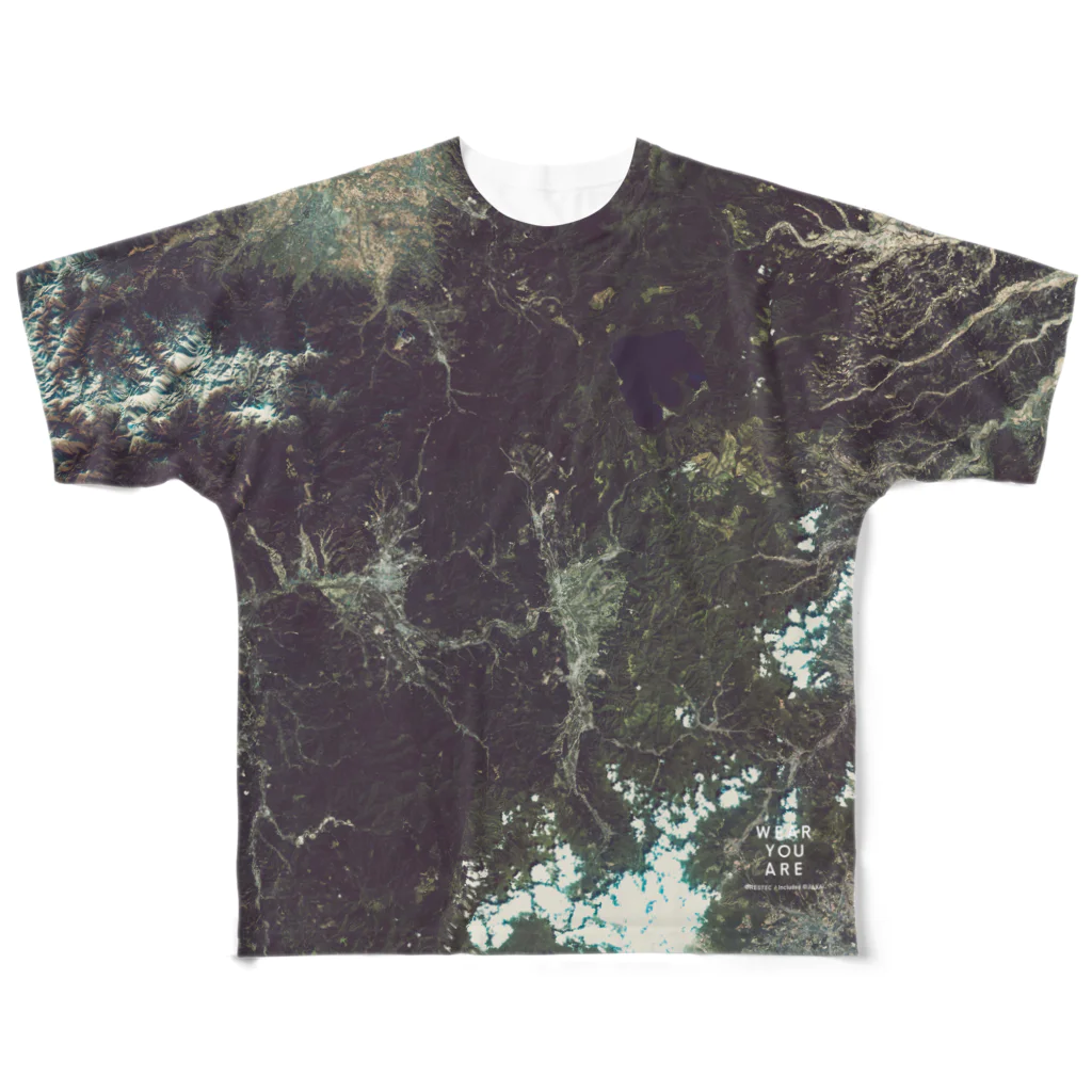 WEAR YOU AREの秋田県 鹿角郡 Tシャツ 片面 All-Over Print T-Shirt