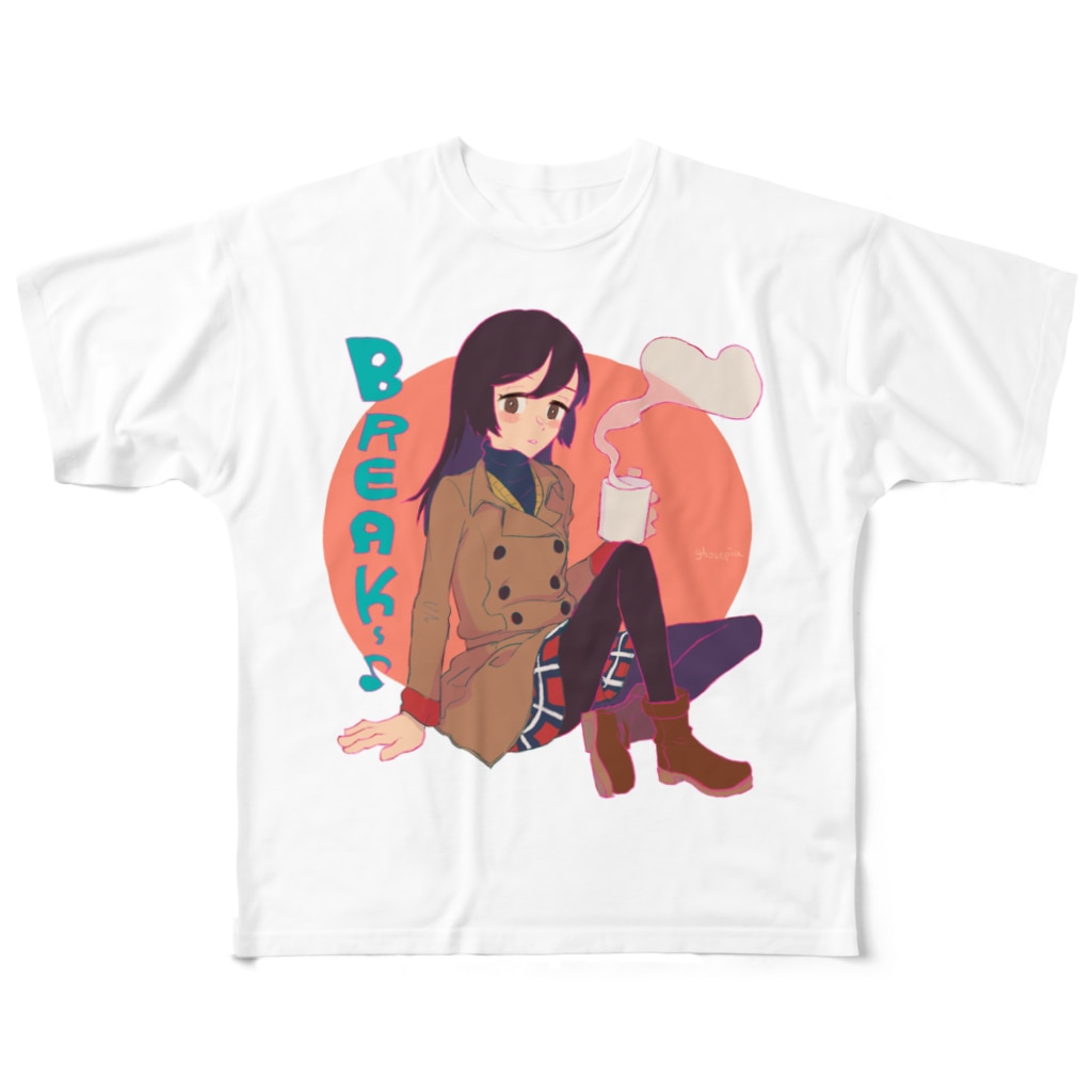 超水道のかわいくNight☆ [BREAK]（フルグラフィックver） All-Over Print T-Shirt