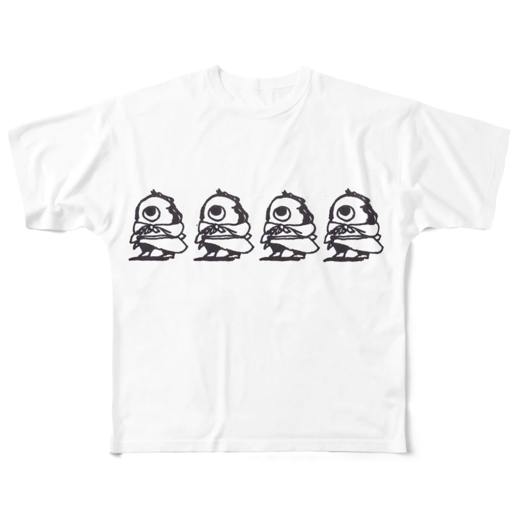 敷島の滅相もない商人　分身 All-Over Print T-Shirt