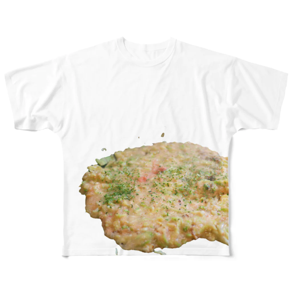 ホッケ一夜干しのゲロともんじゃは紙一重 All-Over Print T-Shirt