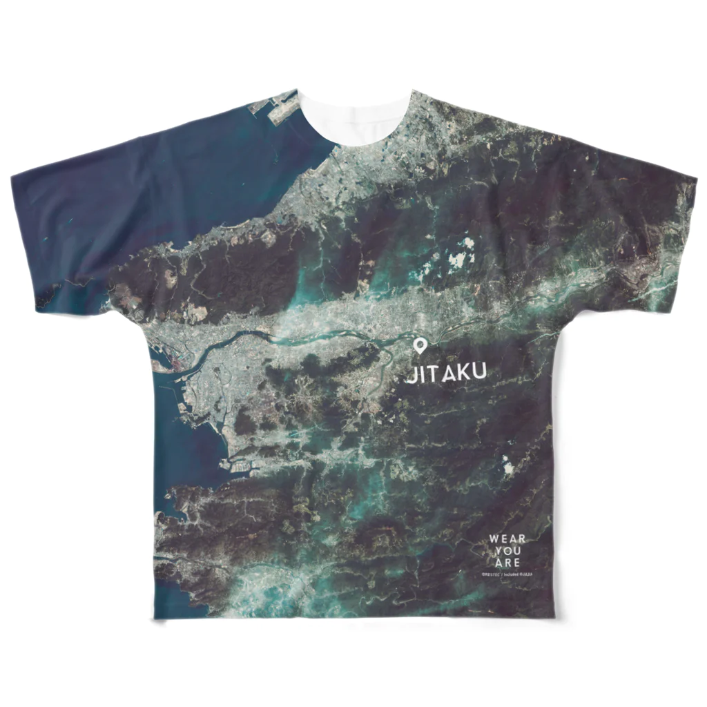 WEAR YOU AREの和歌山県 海草郡 Tシャツ 両面 All-Over Print T-Shirt