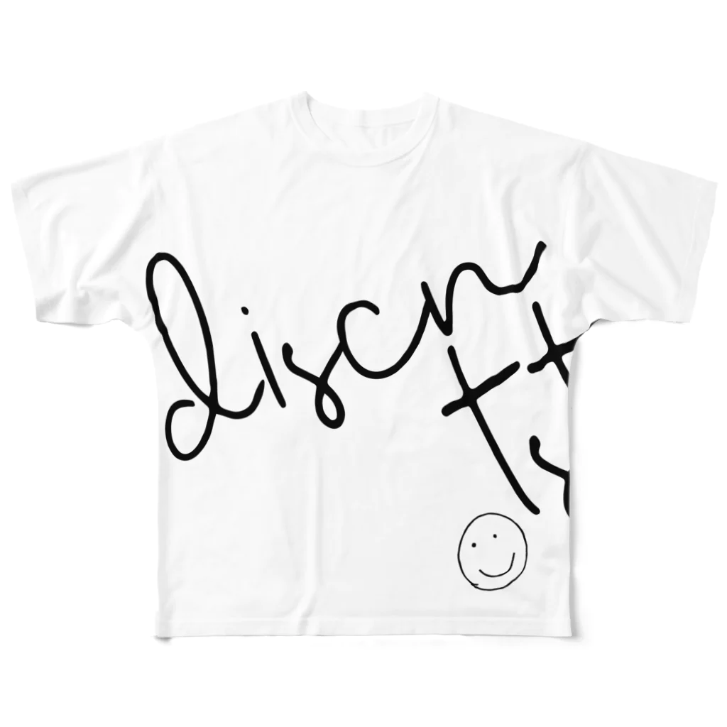 DISCN SZRのDISCN TシャツA フルグラフィックTシャツ