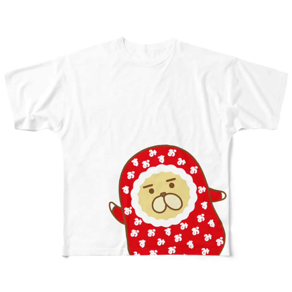 エツコロジーの冬をアピールおじゃもんくん All-Over Print T-Shirt