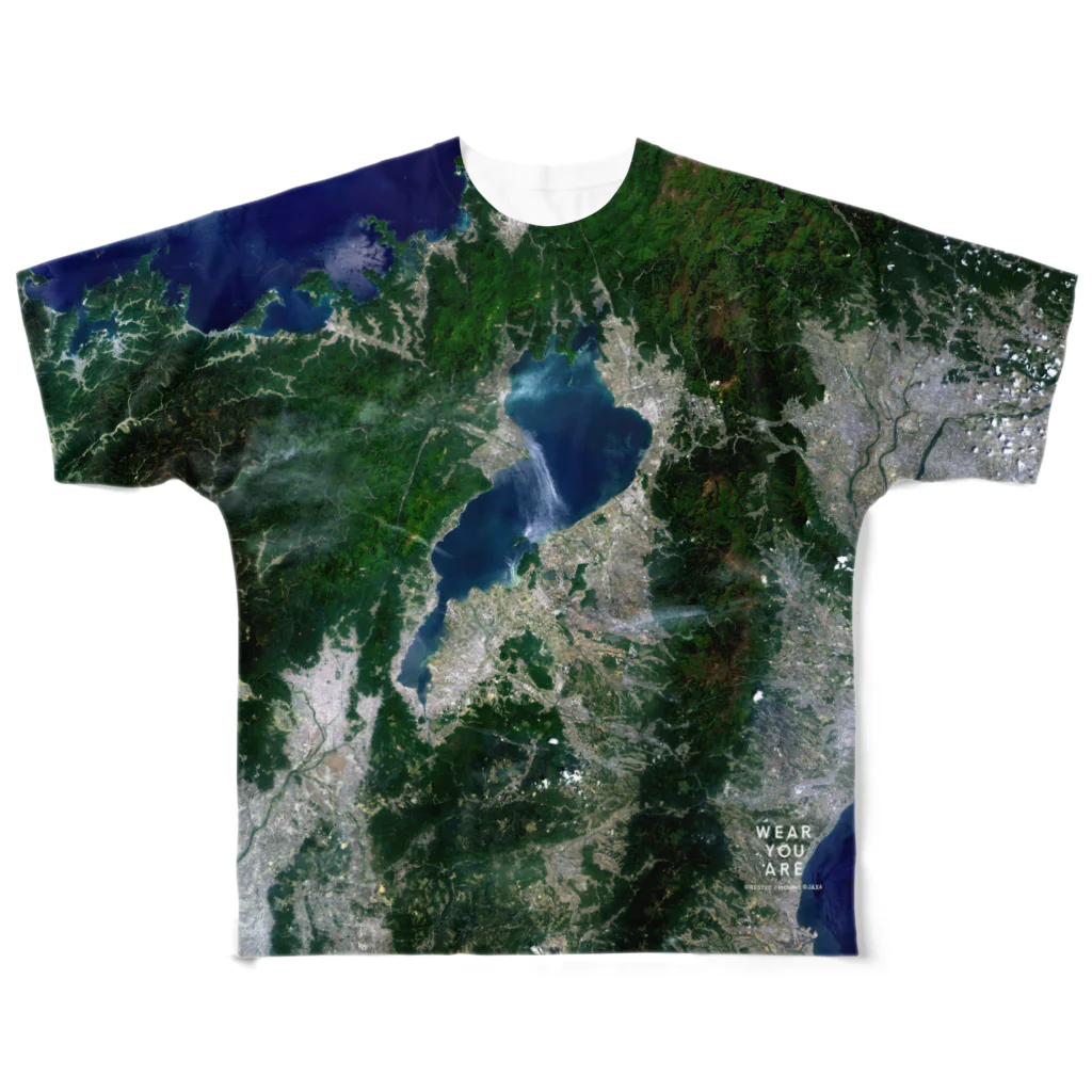 WEAR YOU AREの滋賀県 近江八幡市 Tシャツ 両面 All-Over Print T-Shirt