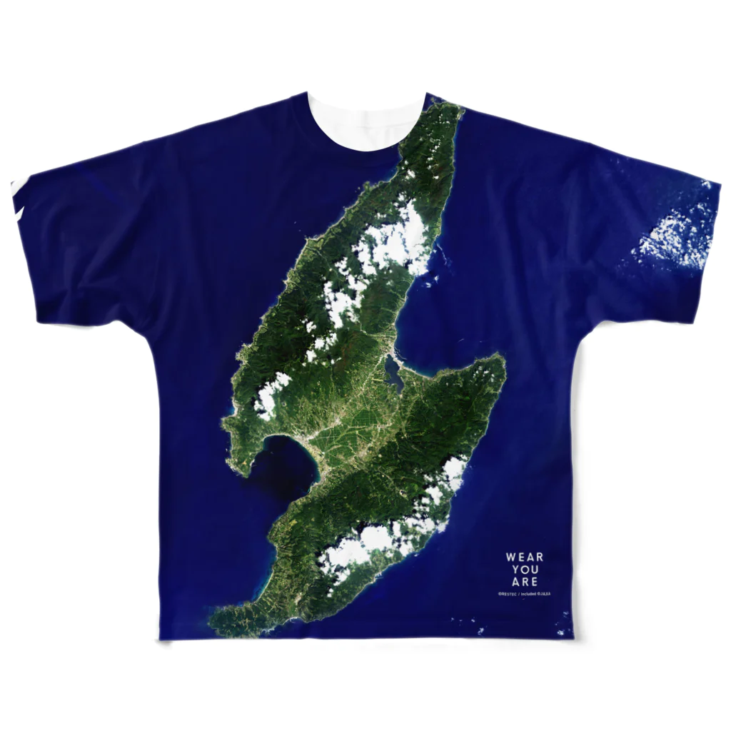 WEAR YOU AREの新潟県 佐渡市 Tシャツ 両面 フルグラフィックTシャツ