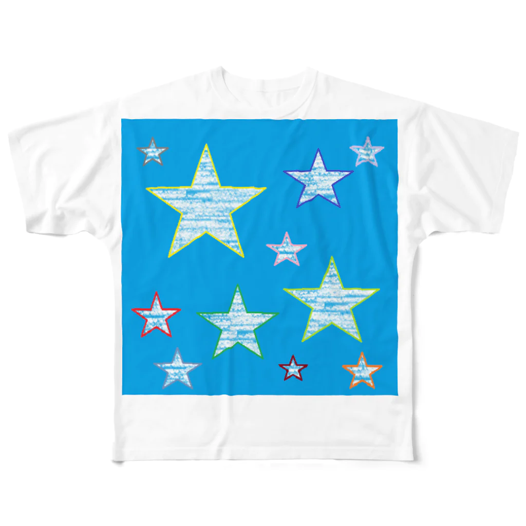 みみの星 ★ フルグラフィックTシャツ