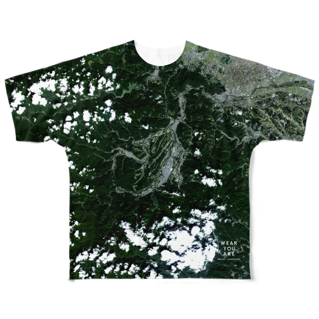 WEAR YOU AREの埼玉県 秩父市 Tシャツ 両面 All-Over Print T-Shirt