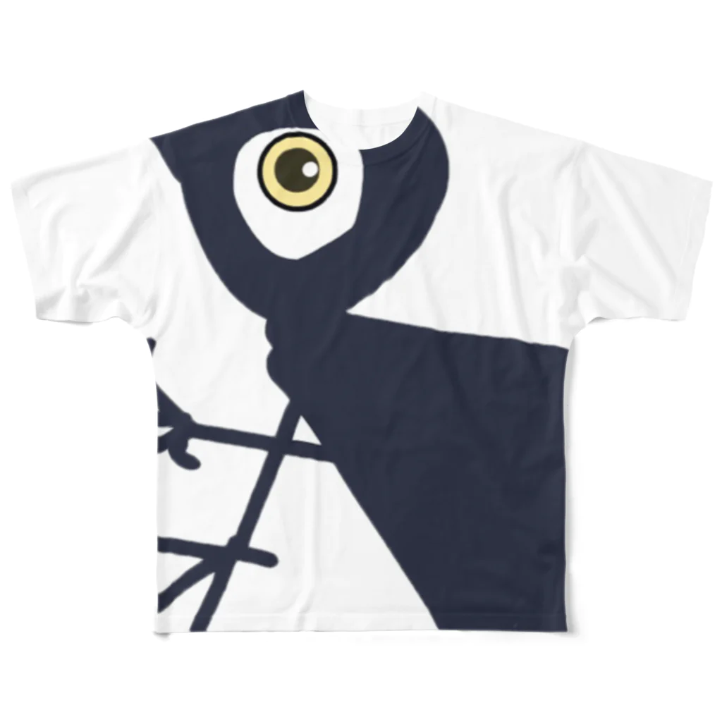 yurikamome_from_honno-ziのかっこいい鳥(ゆりかもめ) All-Over Print T-Shirt